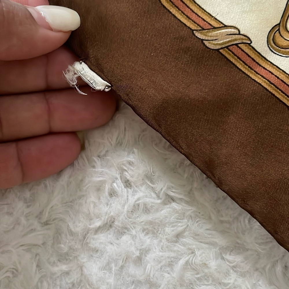 Michele Paris Brown and Cream Scarf - Picture 6 of 13